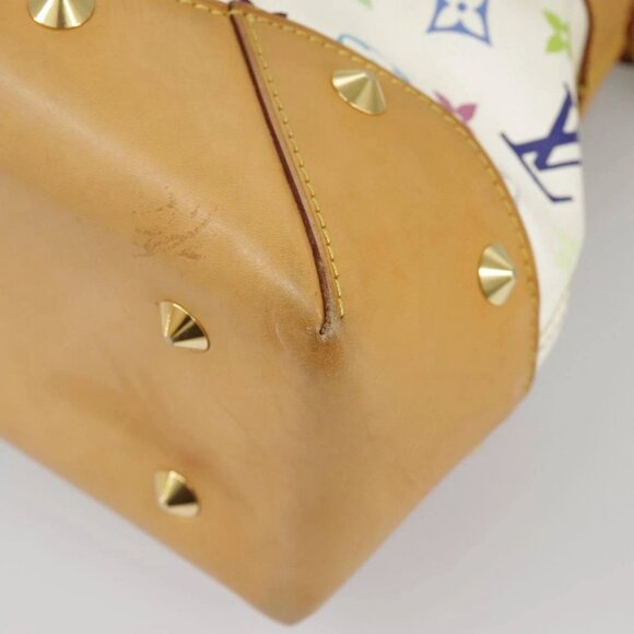 LOUIS VUITTON Monogram Multicolor Judy GM Shoulder Bag White M40253 Auth 98245AV - Picture 3 of 16